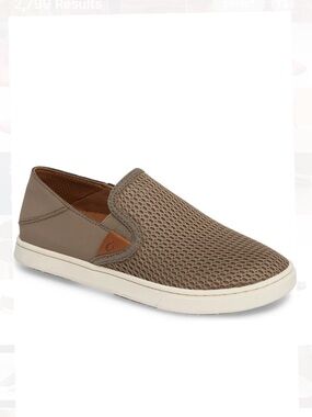 Olukai Pehuea Slip-On Sneakers in Clay, Women’s 7.5